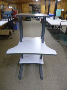 lot 27 image: Adjustable Computer Desk