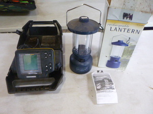 lot 82 image: Fish Locator and Rechargeable Lantern
