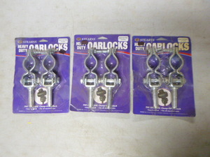 lot 100 image: 3 Packs of Stearns Heavy Duty Oarlocks