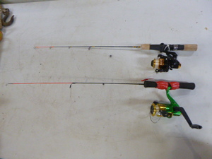 lot 110 image: Ice Fishing Rods and Reels
