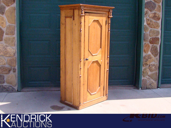 lot 40 image: Antique Wardrobe Cabinet