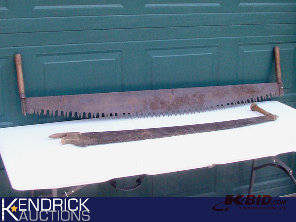 lot 69 image: 2 Antique Saws