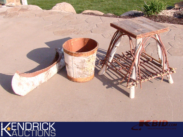 lot 84 image: Birch Bark Decor