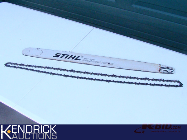 lot 110 image: 32 Stihl Bar, and Chain