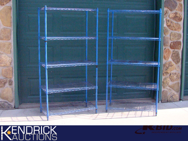 lot 121 image: 2 Steel Shelves