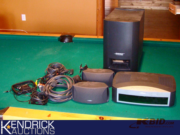 lot 96 image: Bose AV3-2-1 Media Center and PS3-2-1 Powered Speaker System