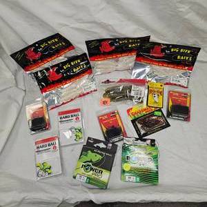 lot 8 image: Lot of New Tackle, Seaguar, Power Pro, Booyah, Zman, War Eagle