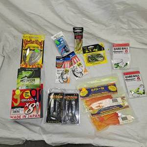lot 11 image: Lot of New Tackle, Booyah, Big Bite, Seaguar, Strike King