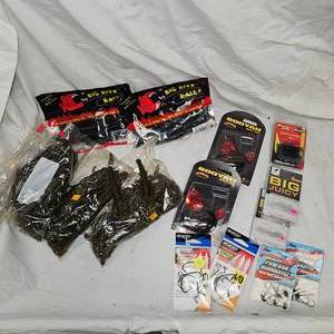 lot 16 image: Lews Culling Beam, Power Pro, Booyah, Zoom