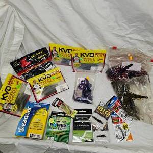 lot 34 image: Tackle, Strike King, Owner, Rapala, Kenders, Missle Baits, New