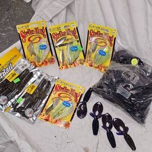 lot 73 image: Strike King, Bulk Big Bite Tubes, Berkley