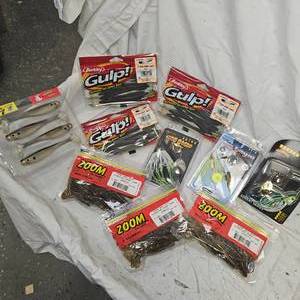 lot 78 image: Berkley, Gulp, War Eagle, Booyah, Zoom, Big Bite