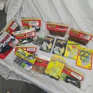 lot 82 image: Yum, Booyah, Zoom, War Eagle, Strike King