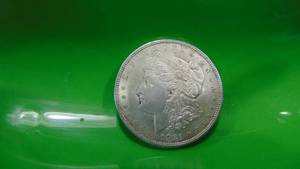 lot 3 image: 1921D Morgan Silver Dollar