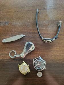 Vintage Watches Lot - Armitron WR330FT, Zehut Calendar, Sicura Diver, Gold Dress Watch (Lot of 4)