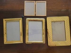 Gold-Tone Picture Frames - Assorted Sizes