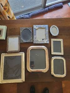 Metal Picture Frames - Vintage Assorted Rectangular & Oval Styles