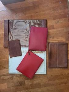 MKP Red Leather Portfolio