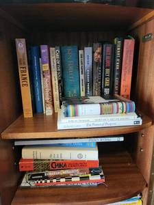 Ken Follett & More Books on Shelf - Mixed History & Literature