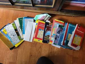 Assorted Travel Brochures & Maps Collection - USA & World Pamphlets