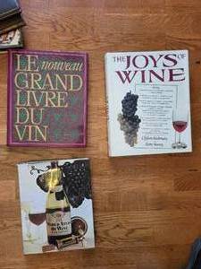 The World Atlas of Wine - The Joys of Wine - Le Grand Livre du Vin (Lot of 3)