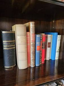 Antique German Hardcover Collection Brehms Tierleben, Grimmelshausen Simplicissimus