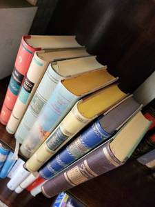 Vintage German Hardcover Book Collection - 7 Volumes, 1950s Era