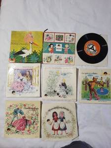 Aladdin und die Wunderlampe - Deutsche Bilderkarten & Vinyl Records Collection