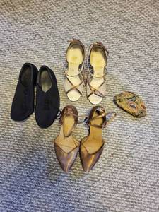 vintage Supadances Luxury Dance Shoes - Size 4.5 - Made in England