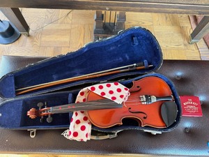 Student Violin Outfit w Bow Case Shoulder Rest & Kratt Master Key