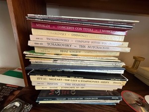 Vintage Classical LP Record Lot Mozart Beethoven Bach Vivaldi 30  Please see note in description 