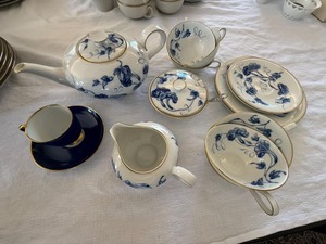 Hutschenreuther Evelyn Edna Kobolt Porcelain Tea Set Lot Germany
