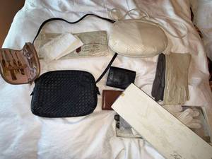 Vintage Womens Accessories Lot Purses Gloves Wallets Manicure Set
