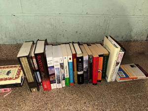 Mixed Hardcover Paperback Book Lot 20 Titles Fiction History Used
