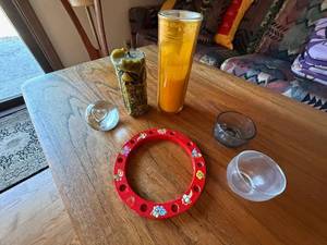 Vintage Mixed Candle Holder Decor Lot Glass Votives Paperweight Ring