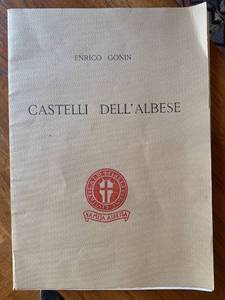 Enrico Gonin Castelli DellAlbese Italian Castle Folio Book 1965
