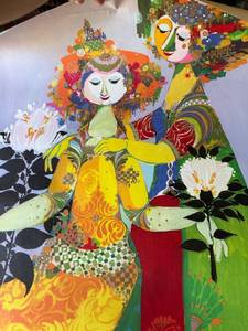 Bjorn Wiinblad Vintage Figural Art Prints Poster Lot Denmark