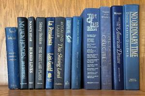 lot 41R image: LR - Blue Hardcover Book Collection - Vintage Novels and More