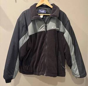 lot 131R image: MR - Polaris Mens Jacket - Black & Gray With Pure Polaris Logo - Size XXL
