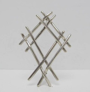 Vintage Taxco Signed CARSI Sterling Silver Brooch&nbsp