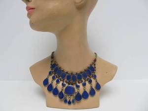 Lovely Vintage Middle Eastern Necklace wLapis