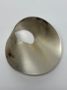 Large Sterling Silver 3D Sculptural Brooch