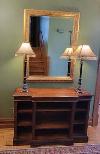 lot 45 image: Empire Mahogany Low Bookshelf