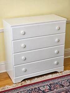 lot 78 image: Primitive Four Drawer Dresser