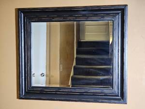 lot 79 image: Distressed Edge Contemporary Mirror