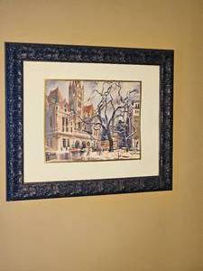 lot 73 image: Cecile Ryden Johnson Print The Old Federal Courts Building Saint Paul