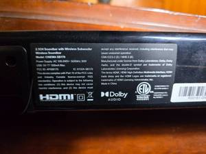 lot 82 image: JBL Cinema SB170 Soundbar Home Theater Speaker