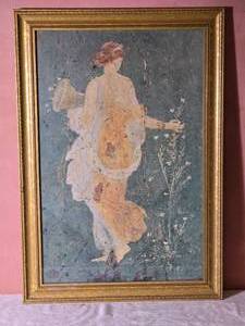 lot 95 image: Framed Classical Style Figural Wall Artwork