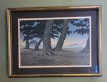 Japanese Woodblock Print Kaiganji Beach, Sanuki Coast by Artist Kawase Hasui
