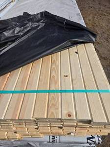 1 x 6 Ponderosa Pine #3 or Better Tongue & Groove Reversible 116  WP4 Back - 1,536 Linear FeetEnd Matched